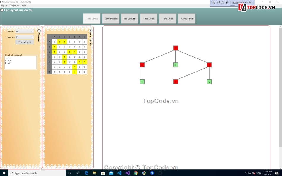 c#,lý thuyết đồ thị,vẽ đồ thị,visualization,graph,Source code vẽ đồ thị